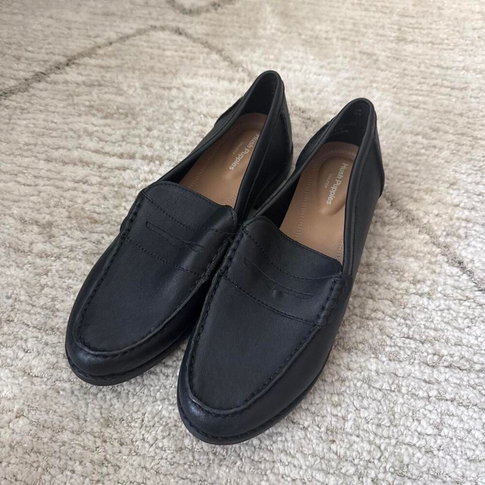 Hush Puppies Women's Black Loafers